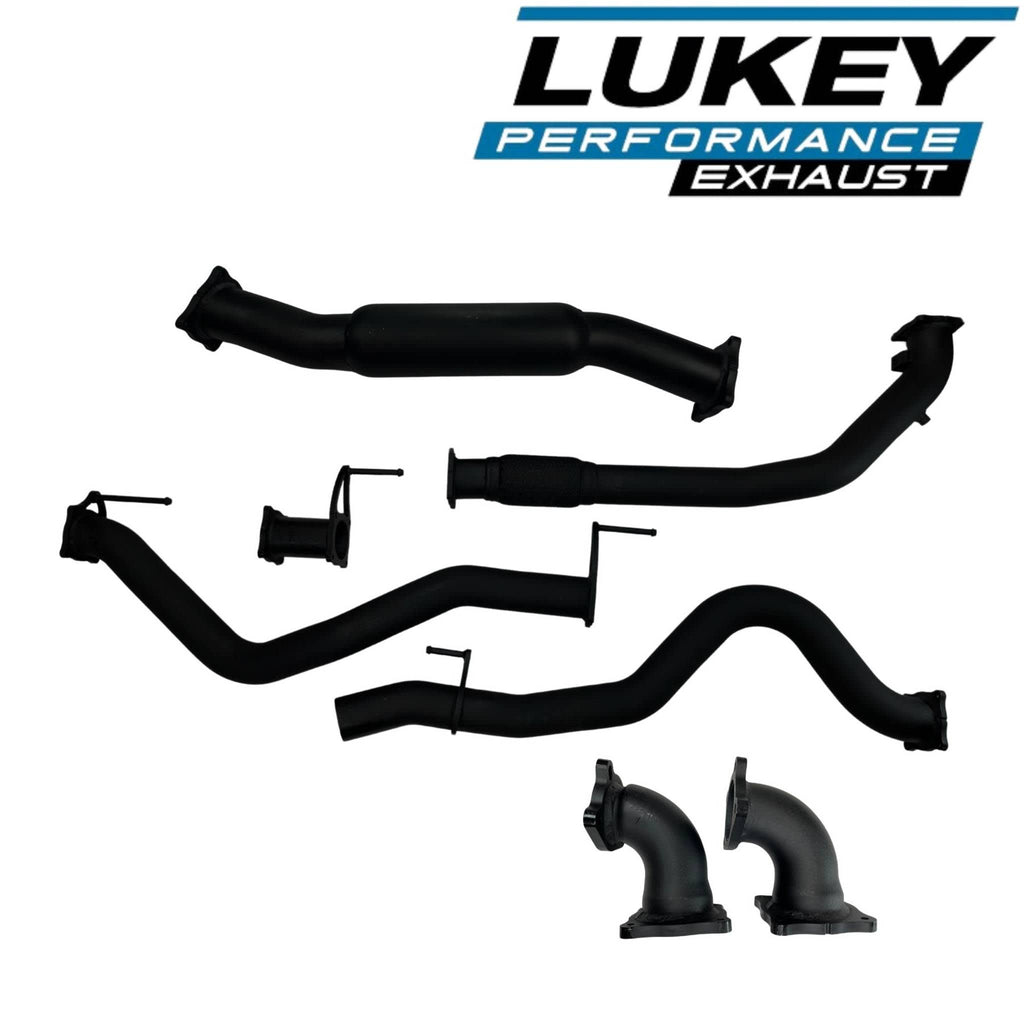 Lukey 4x4 Exhaust System for Holden Colorado (03/2008 - 06/2012), Holden Rodeo (02/2003 - 10/2008), Isuzu D-MAX (01/2007 - 06/2012) with Hotdog