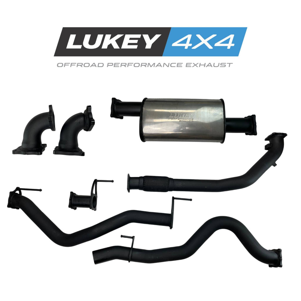 Lukey 4x4 Exhaust System for Holden Colorado (03/2008 - 06/2012), Holden Rodeo (02/2003 - 10/2008), Isuzu D-MAX (01/2007 - 06/2012) with Hotdog